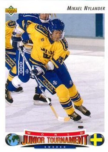 #236 Michael Nylander - Sweden - 1992-93 Upper Deck Hockey