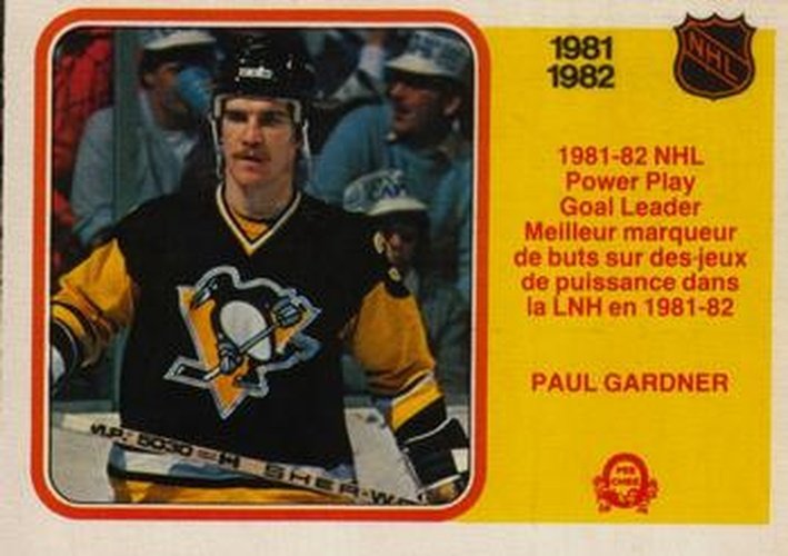 #236 Paul Gardner - Pittsburgh Penguins - 1982-83 O-Pee-Chee Hockey