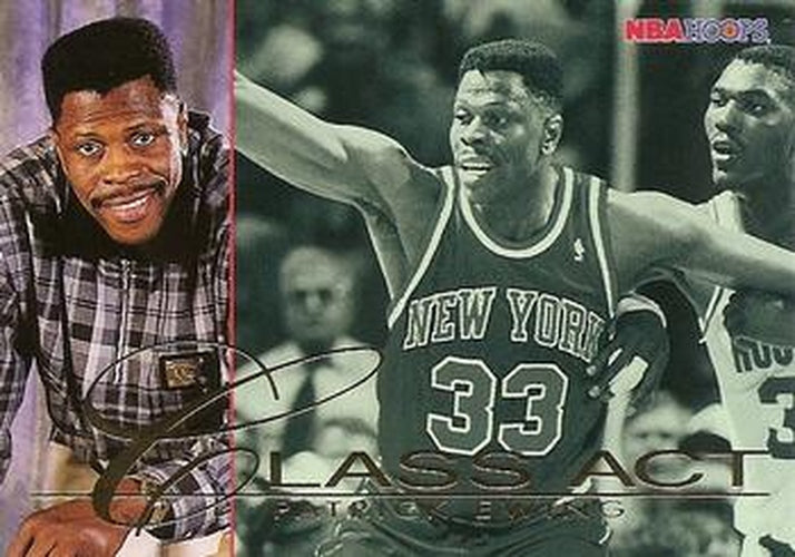 #236 Patrick Ewing - New York Knicks - 1995-96 Hoops Basketball