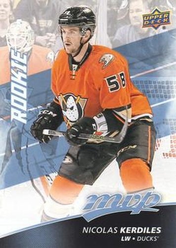 #236 Nicolas Kerdiles - Anaheim Ducks - 2017-18 Upper Deck MVP Hockey