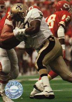 #236 Rickey Jackson - New Orleans Saints - 1991 Pro Set Platinum Football