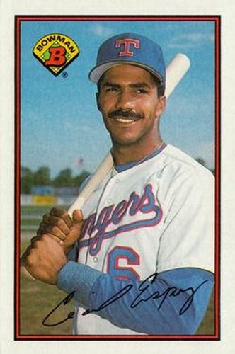 #236 Cecil Espy - Texas Rangers - 1989 Bowman Baseball