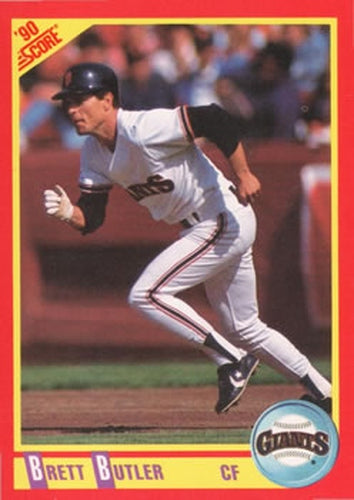 #236 Brett Butler - San Francisco Giants - 1990 Score Baseball