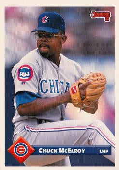 #236 Chuck McElroy - Chicago Cubs - 1993 Donruss Baseball