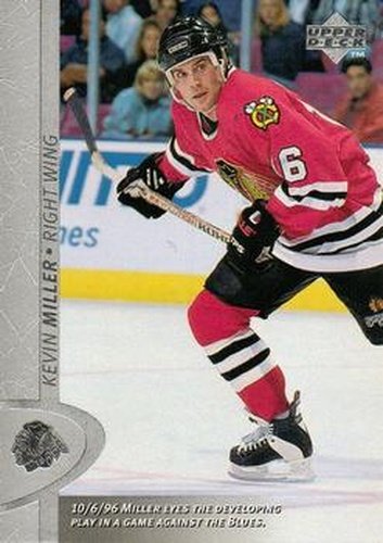 #236 Kevin Miller - Chicago Blackhawks - 1996-97 Upper Deck Hockey