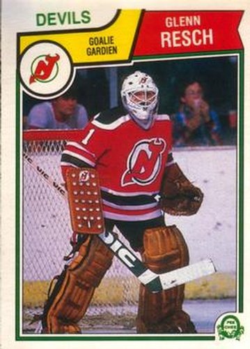 #236 Glenn Resch - New Jersey Devils - 1983-84 O-Pee-Chee Hockey