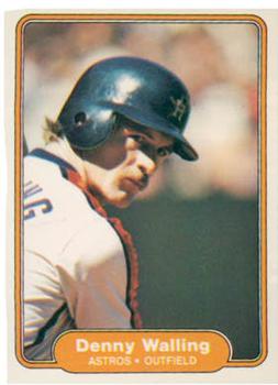 #236 Denny Walling - Houston Astros - 1982 Fleer Baseball