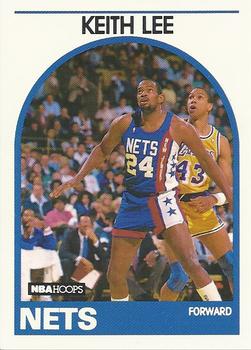 #236 Keith Lee - New Jersey Nets - 1989-90 Hoops Basketball