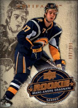 #236 Marc-Andre Gragnani - Buffalo Sabres - 2008-09 Upper Deck Artifacts Hockey
