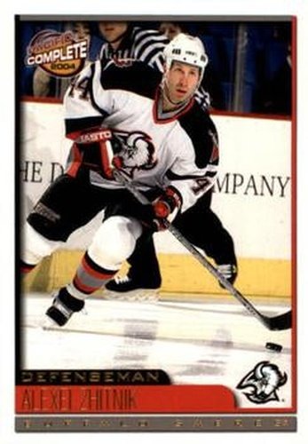 #236 Alexei Zhitnik - Buffalo Sabres - 2003-04 Pacific Complete Hockey
