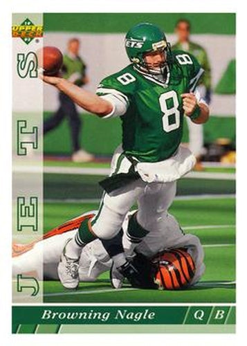 #236 Browning Nagle - New York Jets - 1993 Upper Deck Football