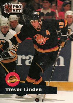 #236 Trevor Linden - 1991-92 Pro Set Hockey