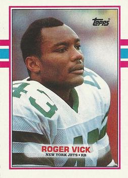 #236 Roger Vick - New York Jets - 1989 Topps Football