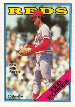 #236 Ted Power - Kansas City Royals - 1988 O-Pee-Chee Baseball