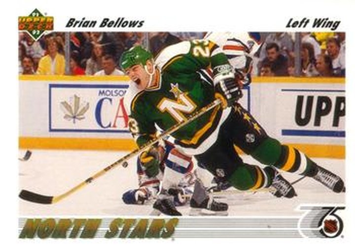 #236 Brian Bellows - Minnesota North Stars - 1991-92 Upper Deck Hockey