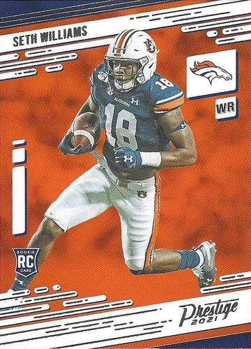 #236 Seth Williams - Denver Broncos - 2021 Panini Prestige Football