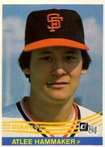 #236 Atlee Hammaker - San Francisco Giants - 1984 Donruss Baseball