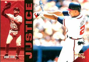 #236 David Justice - Atlanta Braves - 1994 Select Baseball