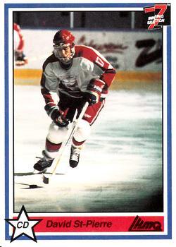 #236 David St. Pierre - Longueuil College Francais - 1990-91 7th Inning Sketch QMJHL Hockey