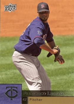 #236 Francisco Liriano - Minnesota Twins - 2009 Upper Deck Baseball