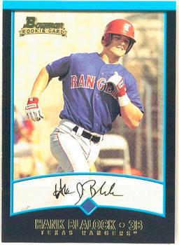 #236 Hank Blalock - Texas Rangers - 2001 Bowman Baseball