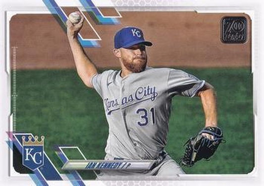 #236 Ian Kennedy - Kansas City Royals - 2021 Topps Baseball