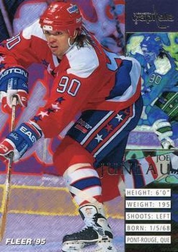 #236 Joe Juneau - Washington Capitals - 1994-95 Fleer Hockey
