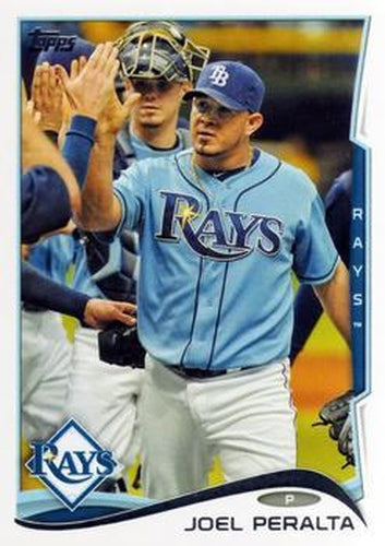 #236 Joel Peralta - Tampa Bay Rays - 2014 Topps Baseball