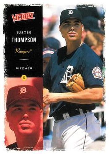 #236 Justin Thompson - Texas Rangers - 2000 Upper Deck Victory Baseball