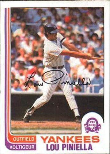 #236 Lou Piniella - New York Yankees - 1982 O-Pee-Chee Baseball