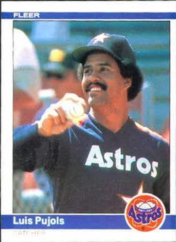 #236 Luis Pujols - Houston Astros - 1984 Fleer Baseball