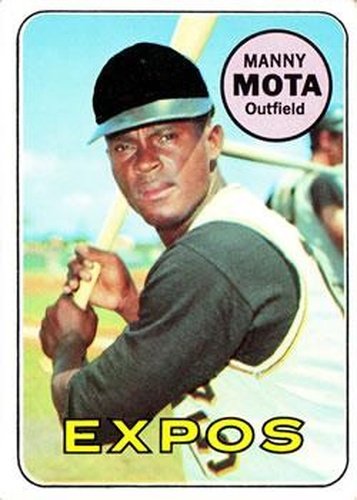 #236 Manny Mota - Montreal Expos - 1969 Topps Baseball