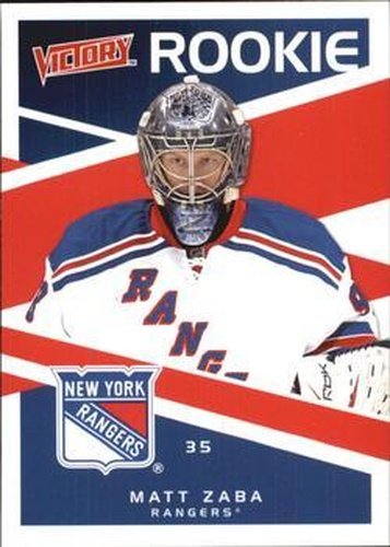 #236 Matt Zaba - New York Rangers - 2010-11 Upper Deck Victory Hockey