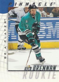 #236 Rich Brennan - San Jose Sharks - 1997-98 Pinnacle Be a Player Hockey