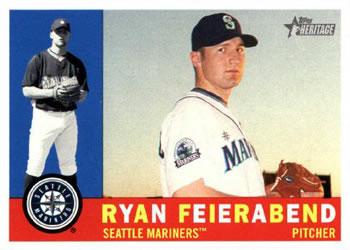 #236 Ryan Feierabend - Seattle Mariners - 2009 Topps Heritage Baseball
