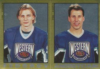 #236 Sergei Fedorov - Detroit Red Wings - 1994-95 Panini Hockey Stickers