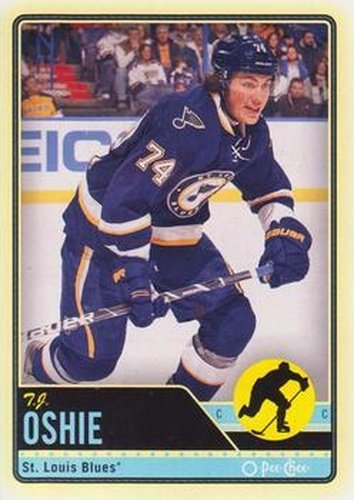 #236 T.J. Oshie - St. Louis Blues - 2012-13 O-Pee-Chee Hockey