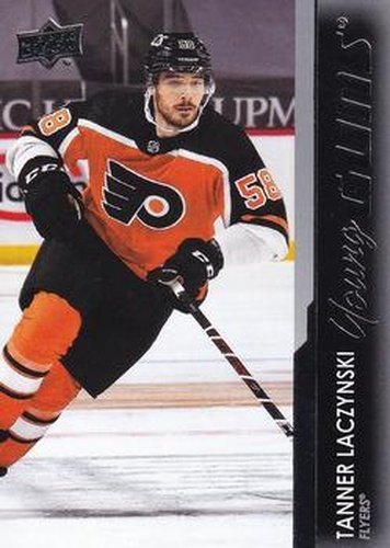 #236 Tanner Laczynski - Philadelphia Flyers - 2021-22 Upper Deck Hockey