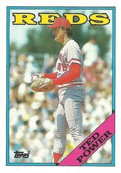 #236 Ted Power - Cincinnati Reds - 1988 Topps Baseball
