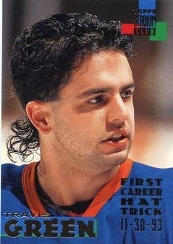 #236 Travis Green - New York Islanders - 1994-95 Stadium Club Hockey