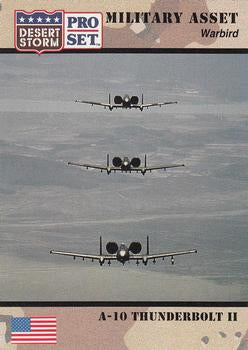 #236 A-10 Thunderbolt II - 1991 Pro Set Desert Storm