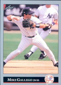 #236 Mike Gallego - New York Yankees - 1992 Leaf Baseball
