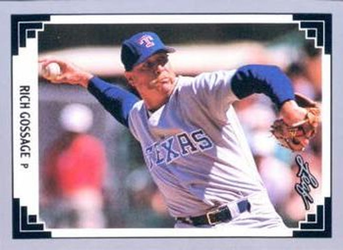 #236 Rich Gossage - Texas Rangers - 1991 Leaf Baseball