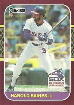 #236 Harold Baines - Chicago White Sox - 1987 Donruss Opening Day Baseball
