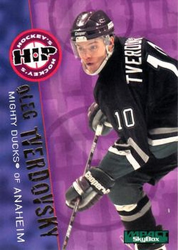 #236 Oleg Tverdovsky - Anaheim Mighty Ducks - 1995-96 SkyBox Impact Hockey