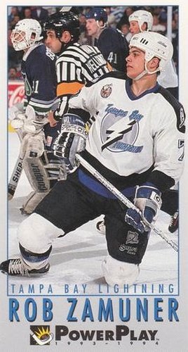 #236 Rob Zamuner - Tampa Bay Lightning - 1993-94 Fleer PowerPlay Hockey