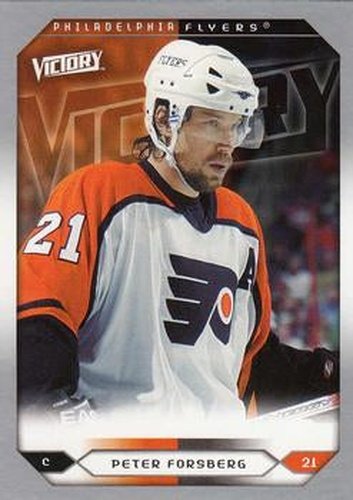 #236 Peter Forsberg - Philadelphia Flyers - 2005-06 Upper Deck Victory Hockey