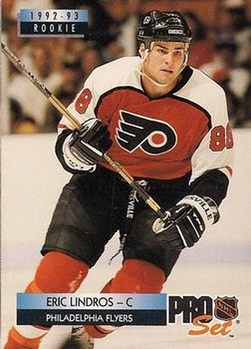 #236 Eric Lindros - Philadelphia Flyers - 1992-93 Pro Set Hockey