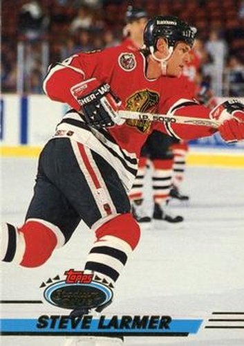 #236 Steve Larmer - Chicago Blackhawks - 1993-94 Stadium Club Hockey
