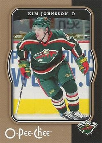 #236 Kim Johnsson - Minnesota Wild - 2007-08 O-Pee-Chee Hockey